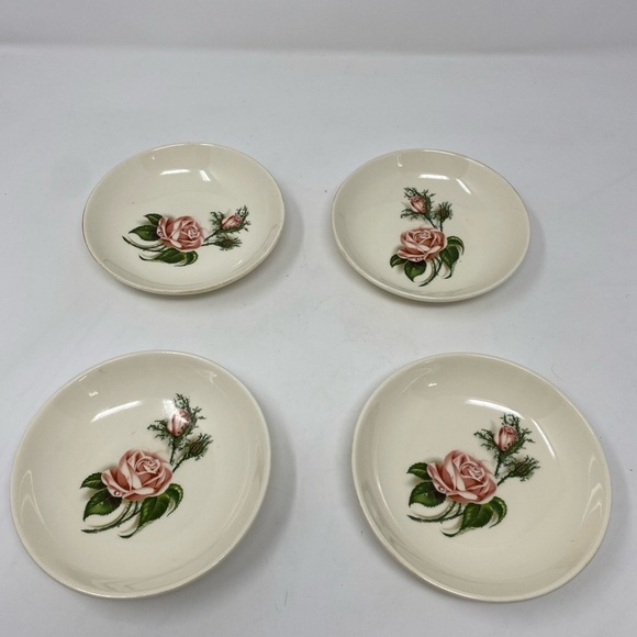 Set of 4 Vintage Ballerina Floral Bowl/Dishes - Picture 1 of 5